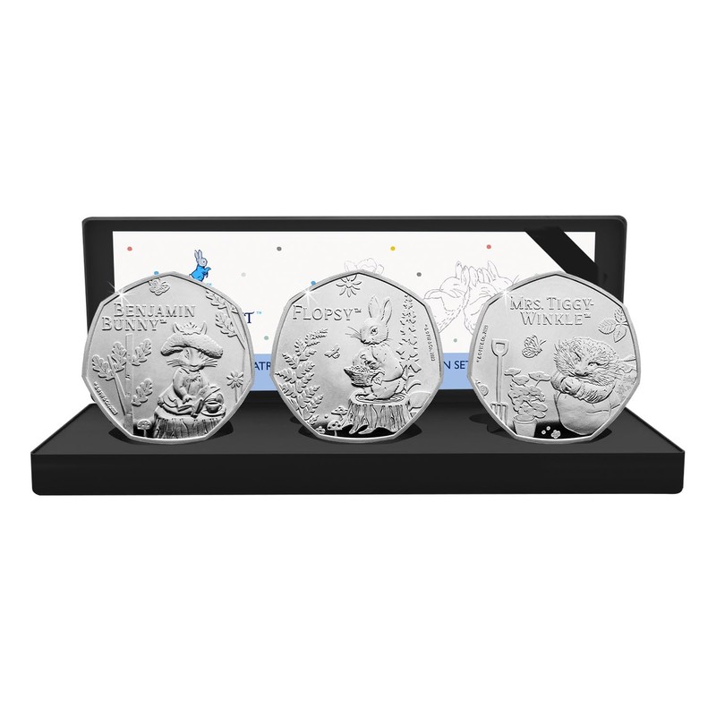 The Koin Club Beatrix Potter Silver Coin Box Set 3