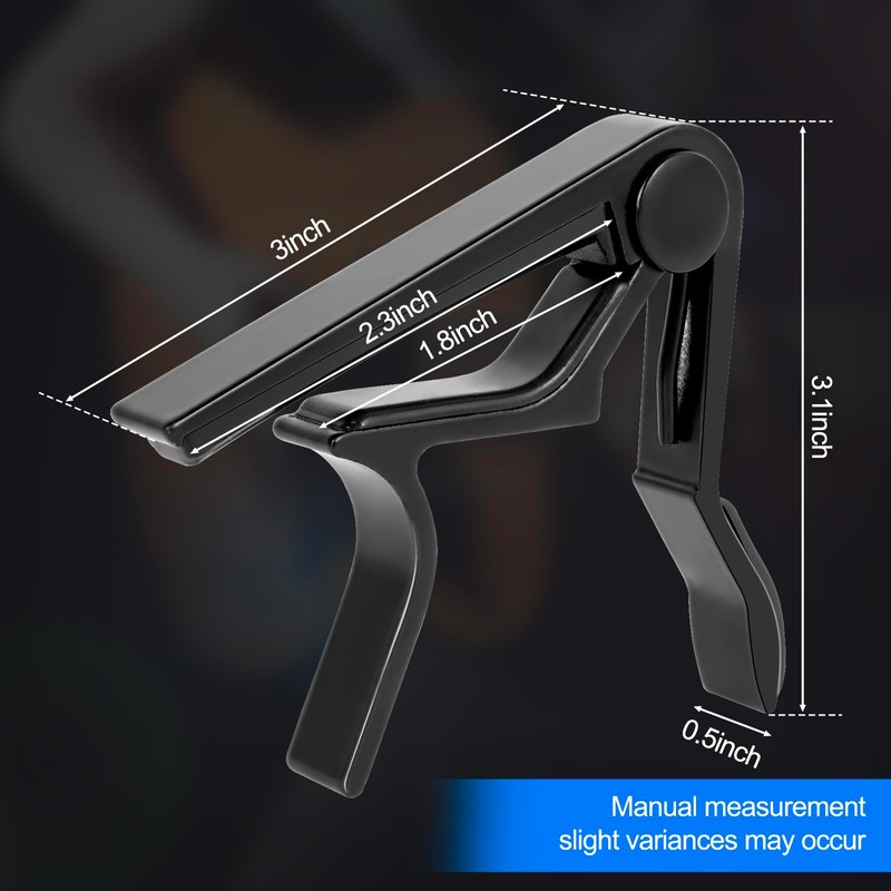 Ortarco 2-Pack Guitar Capo for Acoustic & Electric Guitar 6