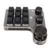 Programmable Macro Keyboard 9 Keys 3 Knobs USB Bluetooth Connection