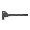 Multifunction Woodworking Ruler Aluminum Alloy T Shaped Black Measuring Marking
