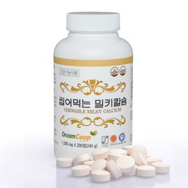 Aimsak 서울약사신협 씹어먹는 밀키칼슘 200정 Seoul Pharmacist Cooperative Chewable Milky Calcium 200 Tablets