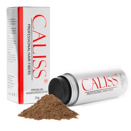 Caliss Scattered Hair, Thinning Hair for Hair Thickening, Hair Powder for Hair Loss, Hair Powder for Light Hair and Bald Spots - 25g (Medium Brown)