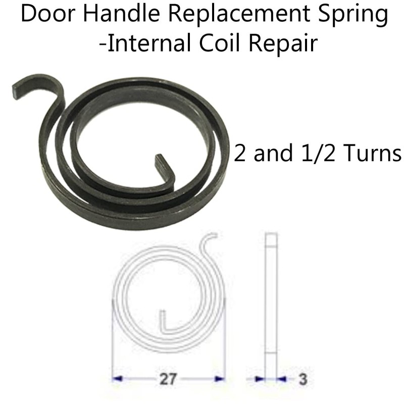Universal Hardware 6 Pack 2.5 Turns Coil Door Handle Spring