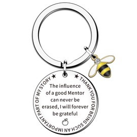 WTOPP Thank You Gifts For Mentor Mentor Appreciation Keyring Gifts On Teachers Day Birthday Thanksgiving Graduation Season Thank You Mentors End of Term Leaving Gifts For Mentors Women Men