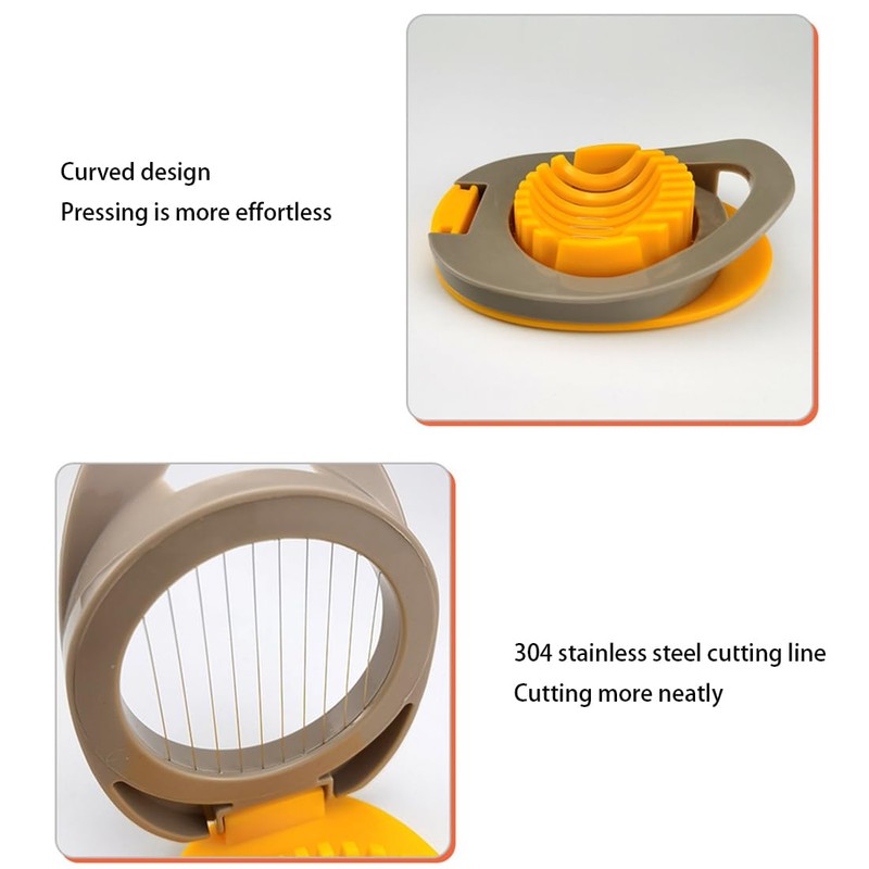 ZMREN Egg Cutter, Egg Slicer Test Winner, Egg Divider Egg