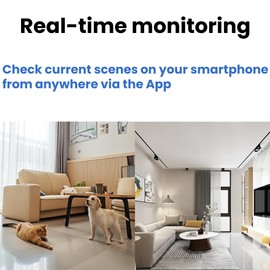 Outhinand Wireless Mini Camera 1080P HD Security Camera DIY Module with Motion Detection Alarm for Home Office Garage Security Easy Operation APP Control (Black_Basic Edition)