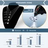 KRKC&CO Moissanite Necklace for Women, 14K/White Gold Diamond Pendant 0.5-4CT,