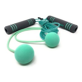 eBoutik - Training Ropeless Skipping Weight Balls for Get Fit @ Home & Gym Fitness Workout - Adjustable Tangle-free Weighted Jump handles For Boxing, Thigh, Abs Core Summer Workout - Blue