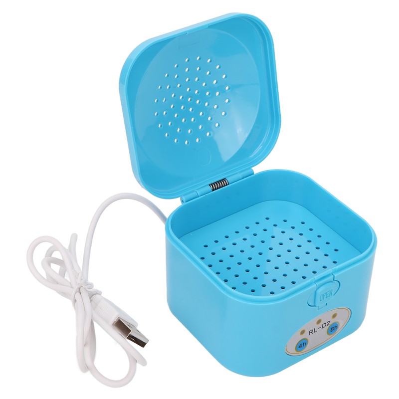 Hearing Amplifier Dryer Dehumidifier Electronic Automatic USB Blue Timer Hearing