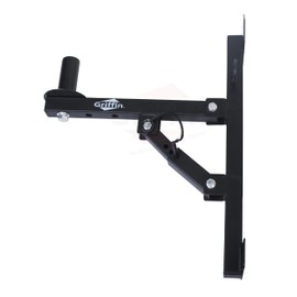 Griffin 6-Pack PA Speaker Wall Mount Bracket Stands All Steel Pro-Audio Speaker 35mm Pole Holder | Securing Locking Pin & 3 Horizontal Level Tilt Adjustments | DJ On Stage Studio Monitor Holders