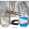 NACX 3/8" Brass T Shape Hose Barb, 3 Way Union