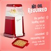 Nostalgia Hot-Air Electric Popcorn Maker, 8 Cups, Healthy Oil Free