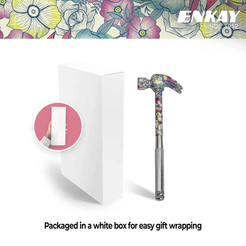 ENKAY - 6 in 1 Floral Hammer and Screwdriver, Multifunction