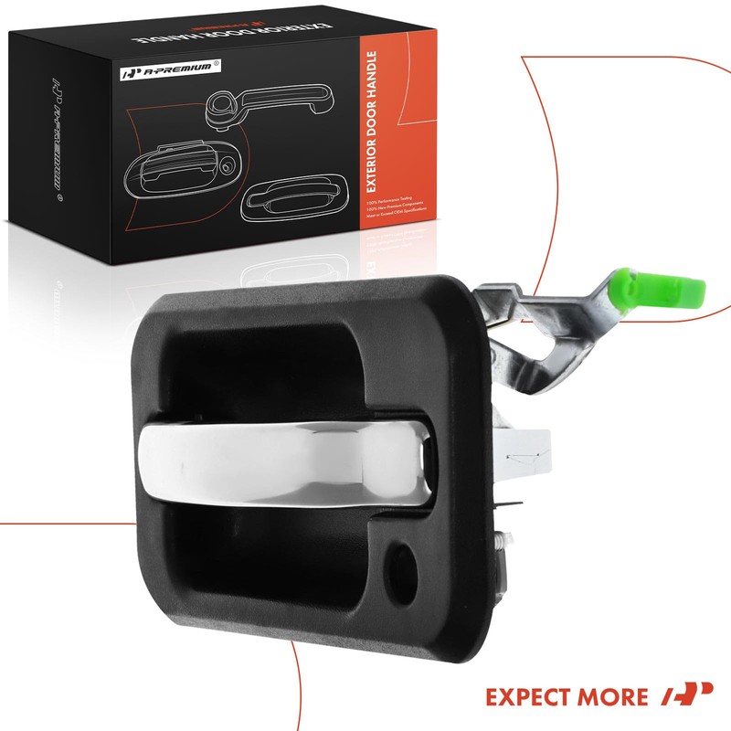 A-Premium Front Left Driver Side Exterior Door Handle with Keyhole