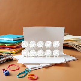 10 Pcs 24mm Binder Rings Loose Leaf Binder Ring, Binder Rings,Plastic Rings for Index Cards,Flashcard Rings Discs Binding Ring Discbound Planners Rings