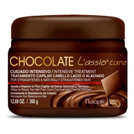 Tratamiento Intensivo Nutrapel Lassio Chocolate 360g | Reparación y Suavidad para Cabello Lacio