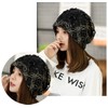 Plus Nao Women's Lace Cap, Summer Knit Hat, Embroidered, Floral