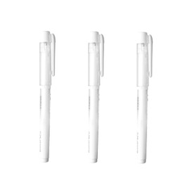 Bojueshaw 3 Pack 1mm White Gel Pen for Black Paper,Fine Liner Art Ballpoint Pen Highlighter for Drawing,Sketching,Writing