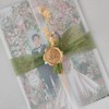 Pilloze Wax Seal Stickers - 3D Rose Wedding Invitation Envelope