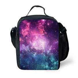 CARBEEN Galaxy Lunch Bag Insulated Lunch Box Cooler Bag (Blue 2)