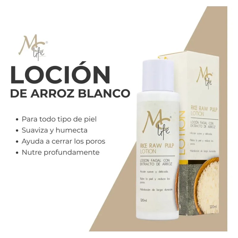 Kit Skincare Acné + Limpieza Facial De Arroz, 7pzs. Mc