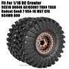 RCHuiWow RC 1.9" Beadlock Wheels and Tires for 1/10 RC