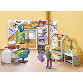 PLAYMOBIL PLAYMOBIL City Life 70988 Jugendzimmer, Spielzeug für Kinder ab 4 Jahren