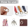 Pavlleen Pack of 40 Round Carabiner Keyrings, Round Carabiner Hook,