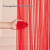 10x10ft Red Tulle Backdrop Curtain with Lights String for Parites,