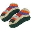 GURU SHOP Wool Slippers, Hand Knitted Hippie Hut Shoes 37-39,