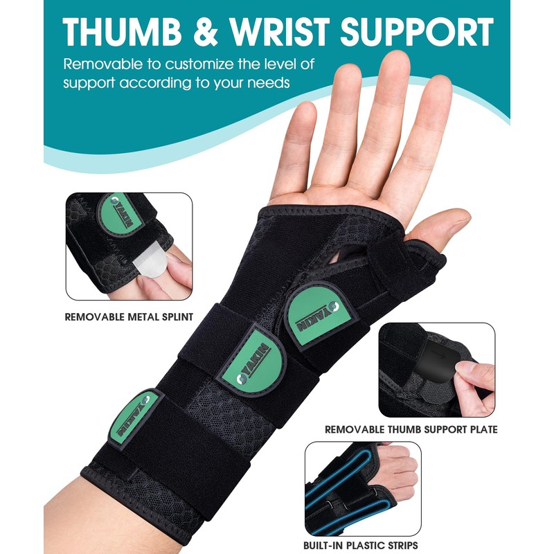 Oyakin Carpal Tunnel Wrist Brace Night Support, Thumb Brace for