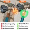 Rebower 10 Pack FeMale to FeMale Adapter, 1/2" FNPT x