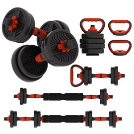 Adjustable Dumbbells,10/20/30/40/60/80lbs Free Weight Set with Connector, 4 in1 Dumbbells Set Used as Barbell/Kettlebells/Push up Stand, Fitness Workout Equipment for Home Gym for Beginners,Youth,Women/Men