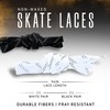 Franklin Sports Sports (200) 42091z 96 Non Waxed Laces, White/Black