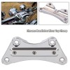 Unbranded Motor Chrome 1" Handlebar Riser Top Clamp For Harley