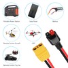 PNGKNYOCN 45A Male to XT90 Short Cable 30cm 12AWG XT90