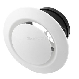 TOTMOX Air Vent Outlet Vent Cover Flange White 75-200 mm Mounting Diameter Adjustable Disc Vent Circle Air Vent Cover