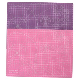 TEHAUX 2pcs A4 Double-sided Cutting Mat Set Large Pad for Diy Crafts Engraving