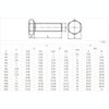 AHCA2 Stainless Steel Fully Threaded Hex Bolt (Setscrew) M10 10mm