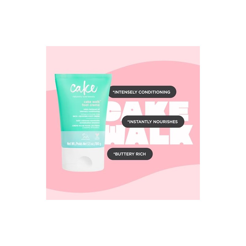 Cake Beauty Walk Triplemint Foot Creme