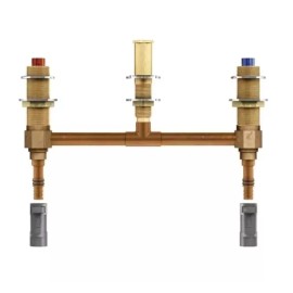 Moen 4797 1/2" PEX Roman Tub Rough-In Valve 10 Inch Centers CPVC Adapters
