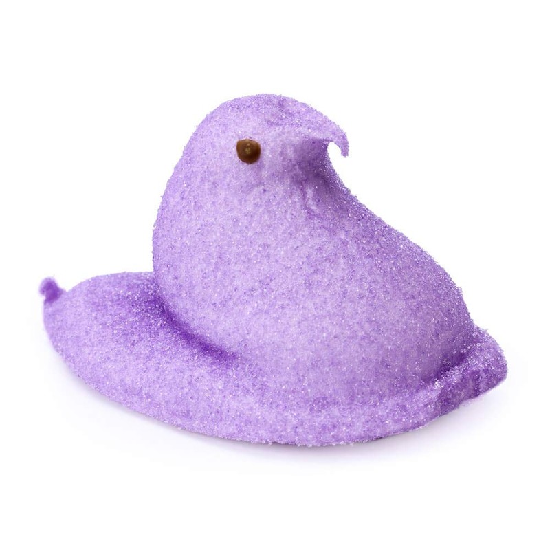 Purple Peeps Marshmallow Chicks, Bulk Candy Party Treat, 2 Pack,