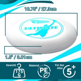 Wham-O Frisbee Go Flying Disc, 22.86 cm, Lightweight Toy for Beginners, Children, Boys, Girls from 5 Years, Outdoor, Beach, Park, Garden Game - 89 g