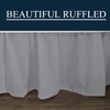 Daybed Skirt with Split Corners Twin - Daybed Dust Ruffle