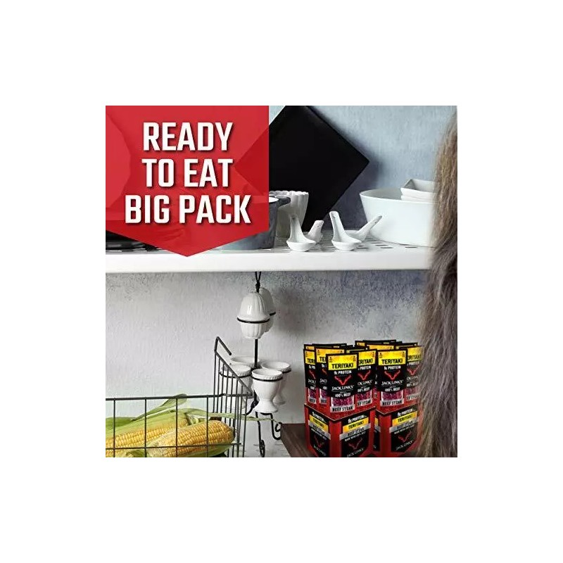 Jack Link's Premium Cuts Beef Steak, Teriyaki, 1 oz., 12