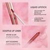 6 Colours Matte Liquid Lipstick with 6 Pieces Lip Liner