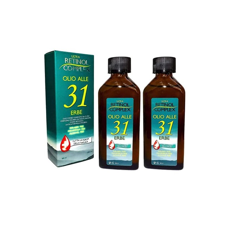 Retinol Complex Olio alle 31 Erbe, utile contro Mal di