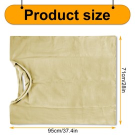 Thyonta Breathable Cotton Nursing Cover Adjustable Outdoor Breastfeeding Shawl Lightweight and Versatile for Modesty and Comfort During Nursing (71 * 95cm)