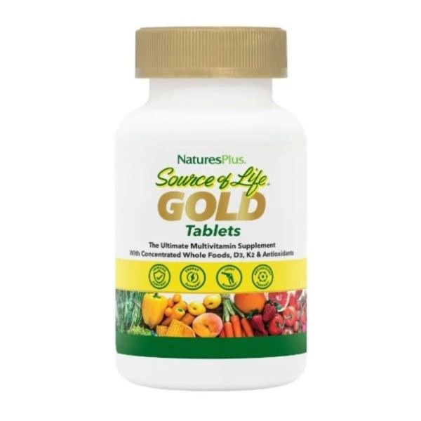 Nature's Plus Source Of Life Gold Multivitamin Dietary Supplement 30