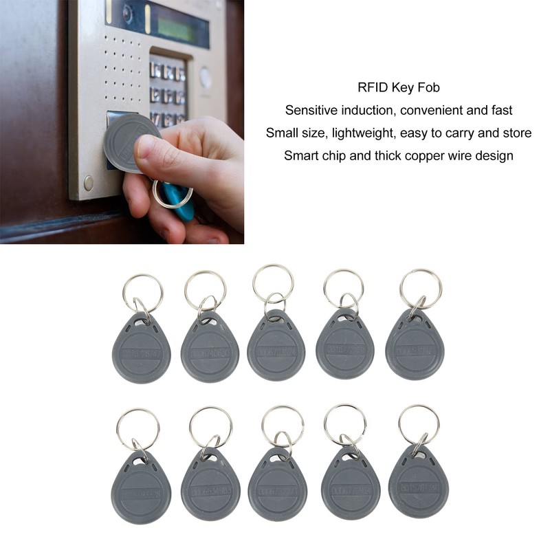 100PCS RFID Key Fob Sensitive Induction Waterproof 125KHz RFID Proximity